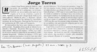 Jorge Torres  [artículo] Ramón Riquelme