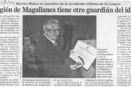 Región de Magallanes tiene otro guardián del idioma  [artículo]