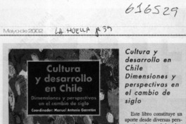Cultura y desarrollo en Chile  [artículo]