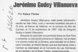 Jerónimo Godoy Villanueva  [artículo] Kadur Flores