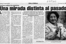 Una mirada distinta al pasado  [artículo] Marta Zúñiga Gatica