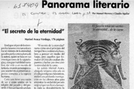 "El secreto de la eternidad"  [artículo] Claudio Aguilar <y> Manuel Herrera