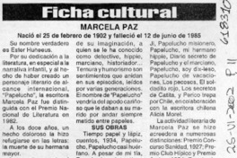 Marcela Paz  [artículo]