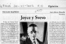 Joyce y Svevo  [artículo] Luis Alberto Mansilla
