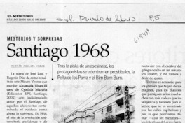 Santiago 1968  [artículo] Hernán Poblete Varas