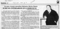 Surcos literarios en Coihueco  [artículo] Carlos René Ibacache