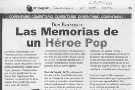 Las memorias de un héroe pop  [artículo]