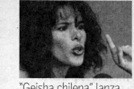 "Geisha chilena" lanza su libro esta noche  [artículo]