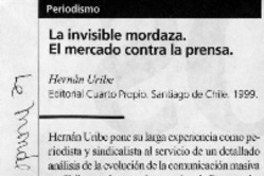 La invisible mordaza  [artículo] Enrique Bustamante