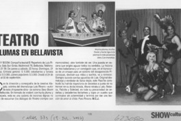 Teatro plumas en Bellavista