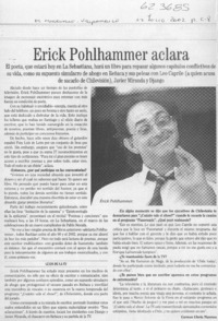 Erick Pohlhammer aclara