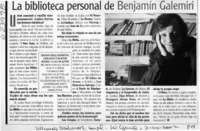 La biblioteca personal de Benjamín Galemiri