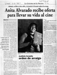 Anita Alvarado recibe oferta para llevar su vida al cine