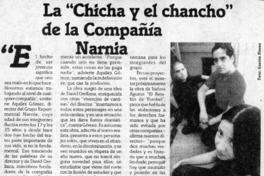 La "Chicha y el chancho" de la Compañía Narnia