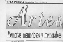 Memorias memoriosas y memorables