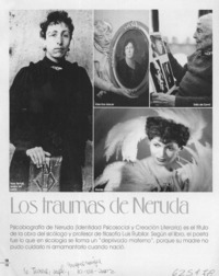 Los traumas de Neruda  [artículo] Cecilia Rovaretti