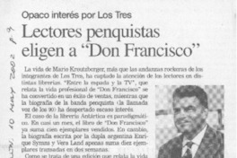 Lectores penquistas eligen a "Don Francisco"  [artículo]