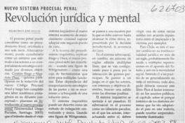 Revolución jurídica y mental  [artículo] Francisco José Folch