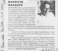 Mauricio Wacquez  [artículo]