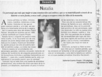 Natalia  [artículo] Carolina Sandoval