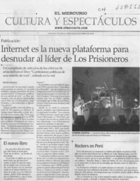 Internet es la nueva plataforma para desnudar al líder de Los Prisioneros  <artículo> Marcelo Contreras