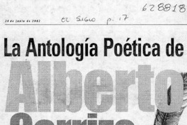 La antología poética de Alberto Carrizo  [artículo] Edmundo Herrera