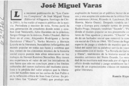 José Miguel Varas
