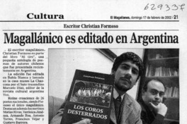 Magallánico es editado en Argentina  [artículo]
