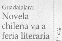 Novela chilena va a feria literaria  [artículo]