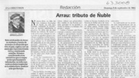 Arrau, tributo de Ñuble  [artículo] Alejandro Witker