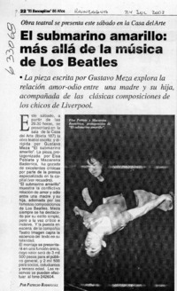 El submarino amarillo, más allá de la música de Los Beatles  [artículo] Patricio Rodríguez