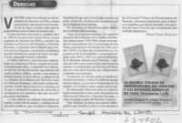 La escuela chilena de historiadores del derecho y los estudios jurídicos en Chile  [artículo] Mario Tomás Schilling
