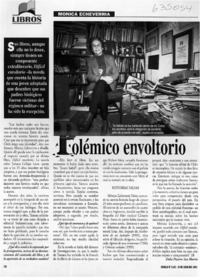 Polémico envoltorio  [artículo] Delia Pizarro San Martín