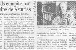 Jorge Edwards compite por premio Príncipe de Asturias  [artículo]