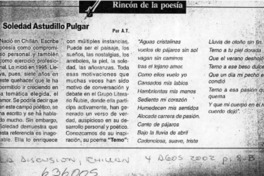 Soledad Astudillo Pulgar  [artículo] A. T.