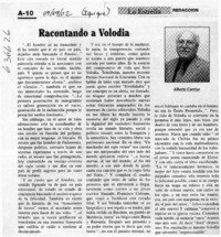 Racontando a Volodia  [artículo] Alberto Carrizo