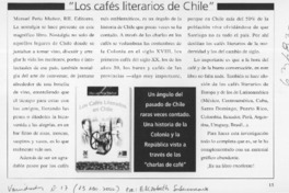 "Los cafés literarios en Chile"  [artículo] Elizabeth Subercaseaux
