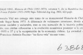 Historia de Chile (1891-1973)  [artículo] Cristián Gazmuri