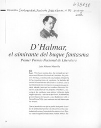 D'Halmar, el almirante del buque fantasma  [artículo] Luis Alberto Mansilla
