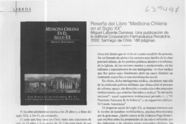 Medicina chilena en el siglo XX  [artículo] Reinaldo Bustos Domínguez
