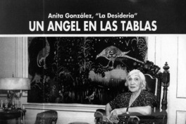 Un ángel en las tablas  [artículo] Andrés Ortiz Moris