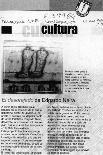 El desorejado de Edgardo Neira  [artículo]