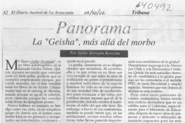 La "Geisha", más allá del morbo  [artículo] Yerko Torrejon Koscina