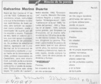 Galvarino Merino Duarte  [artículo] A. T.