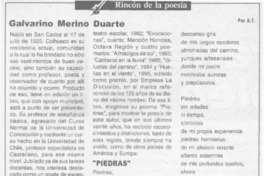 Galvarino Merino Duarte  [artículo] A. T.