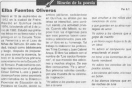 Elba Fuentes Oliveros  [artículo] A. T.