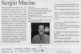 Sergio Macías  [artículo]