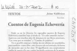 Cuentos de Eugenia Echeverría