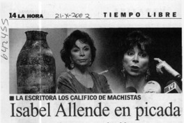 Isabel Allende en picada contra los socialistas  [artículo]