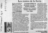 Los rostros de la lluvia  [artículo] Luis López-Aliaga